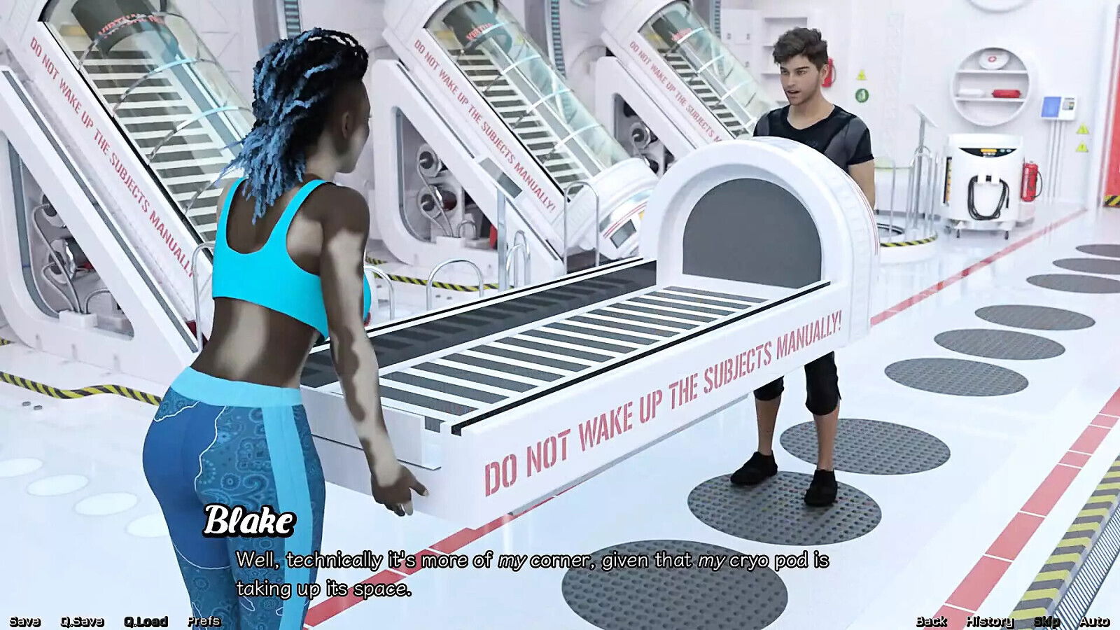 Stranded Space: talking with this hottie. Ep.8