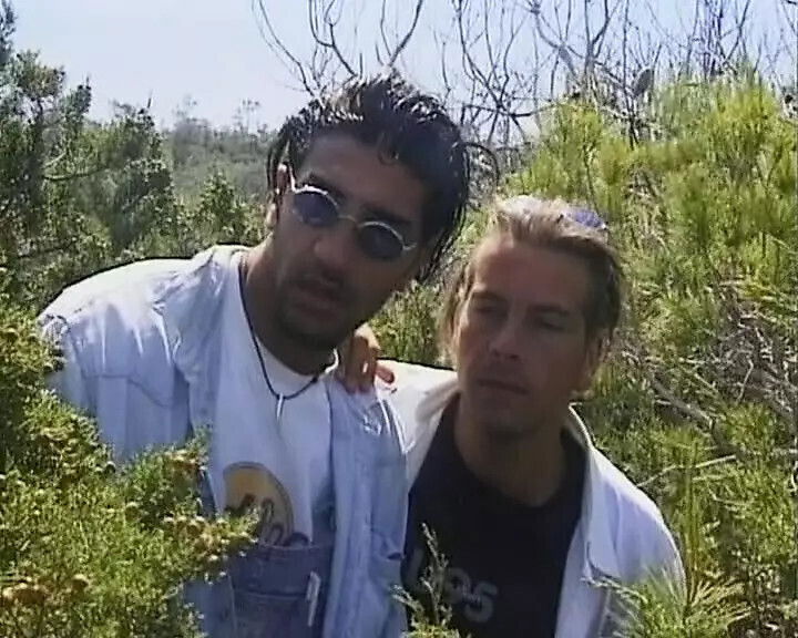 Skillful German lady handling hard cocks outdoors