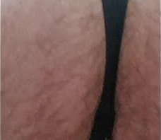 Experimentando calcinha da cunhada