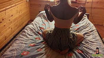 Creampieing classmate attic while parents home