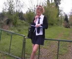 Horny student anal fucked