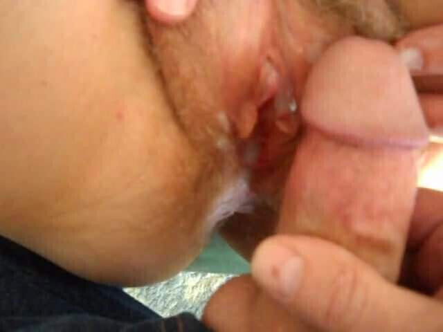 wife spreading hairy pussy bath