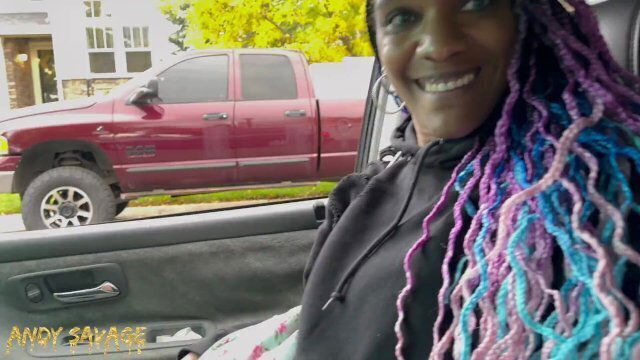 Booty Black MILF fucks son's white friend