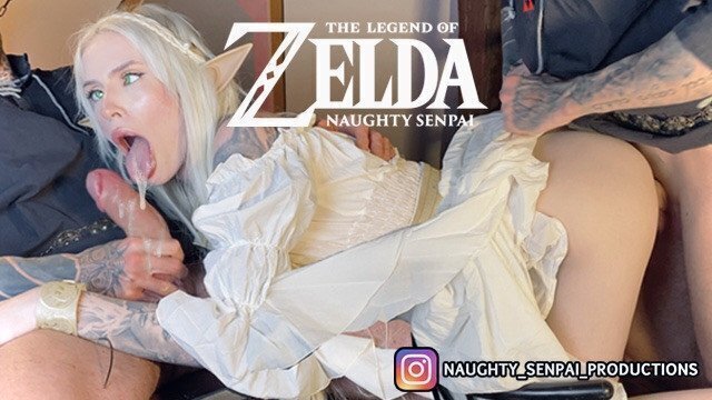 Princess ZELDA roughly fucked Stranger! REAL LIFE HENTAI Ahegao Cosplay Girl
