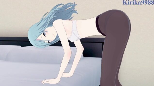 Shizuku Hinomori have intense bedroom. Project SEKAI Hentai