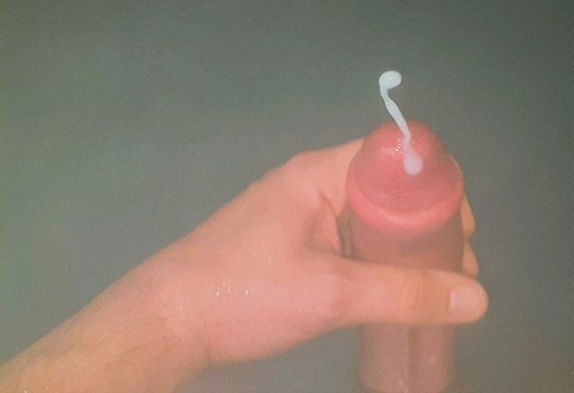 under shower handjob
