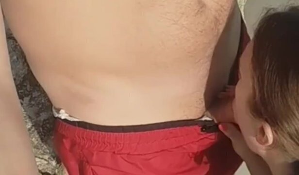 sucks beach front strangers