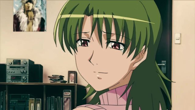 Cutie With Short Green Hair Makes Paizuri With Hentai