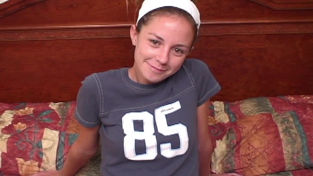 Tall skinny dreadlock wearing hairy 18yo girl blowing