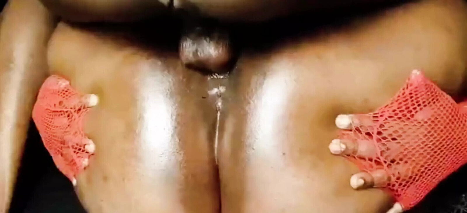 Handcuffed Black pounding pussy squirting