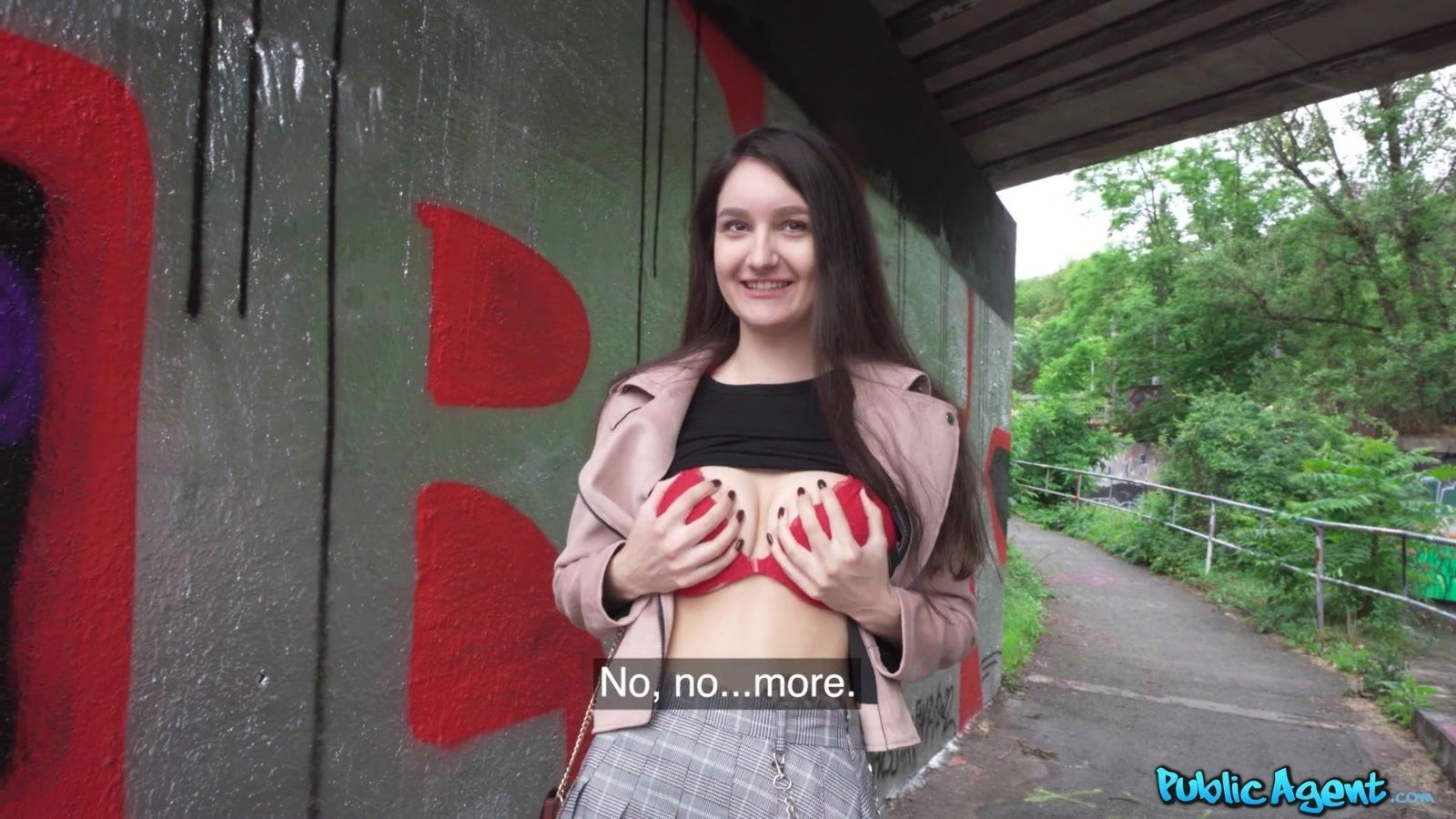 Outdoor dicking missionary position with Alisa Horakova