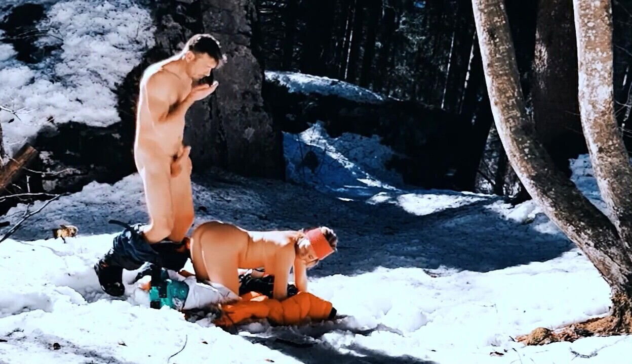 emma klein baise durant sa leçon de ski