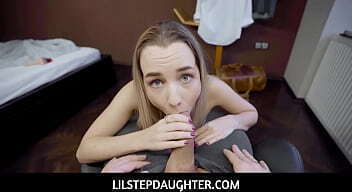 LilStepDaughter Virgin Teen Practices With Stepfahter'_s Cock- Mona Blue