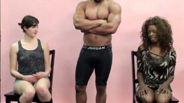 CFNM Gametime Helena black girl Restrained Handjob