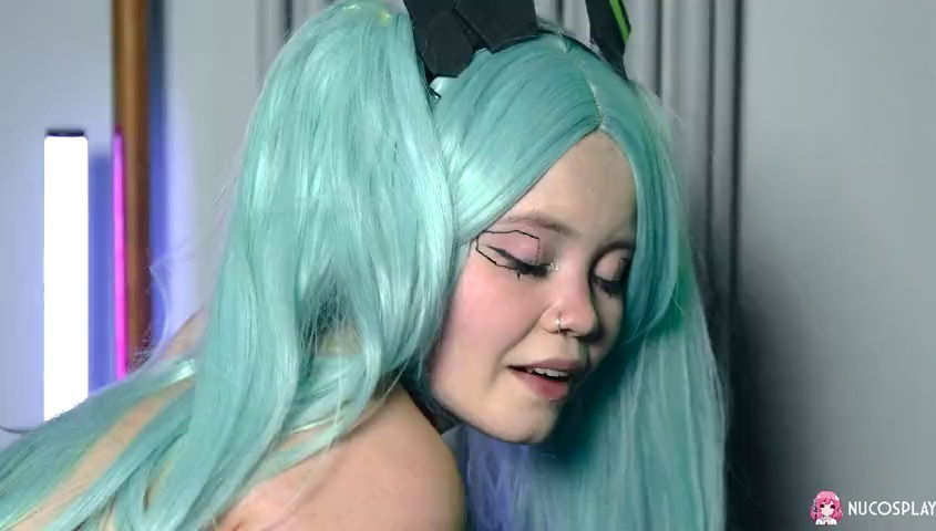 Rebecca Nikson pleasures herself with fingers toy.