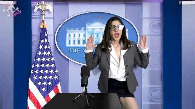 Naughty Senator Gets Fucked Before Press Meeting