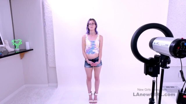 Dirty Blonde goes photoshoot gets fucked instead