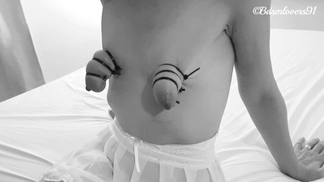 Zip-tie saggy treatment- Bdsmlovers91