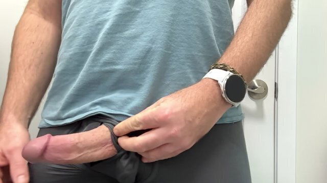 stud with perfect dick unleashes huge cumshot!