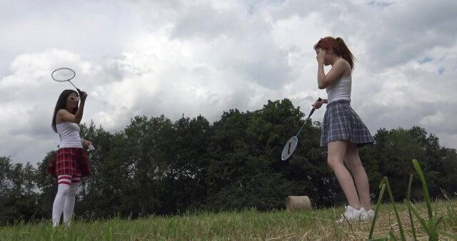 Under their Mini Skirts Panties Girls Haul with Blonde Skinny Super Girl