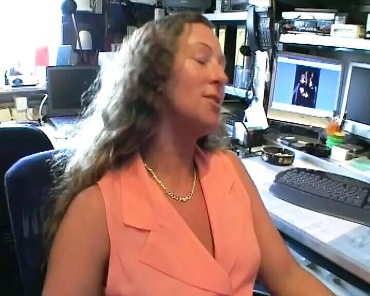 Chubby German woman pleasing loaded dick floor