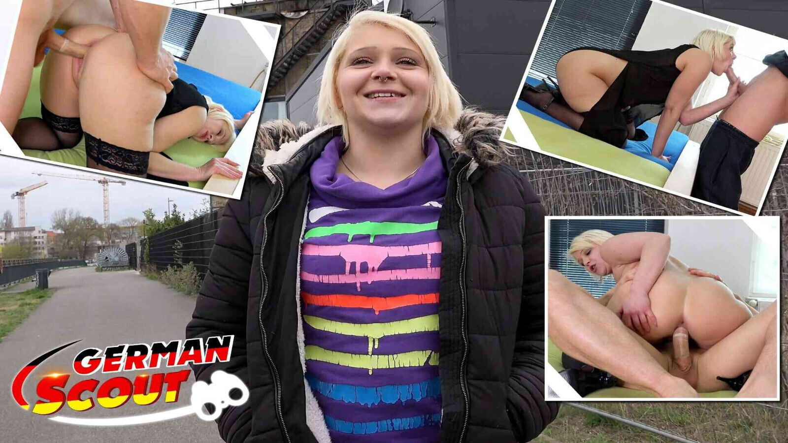 GERMAN SCOUT Tiny girl mini hotcore pickup fuck street casting