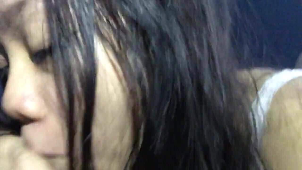 Asian girl giving blowjob 1