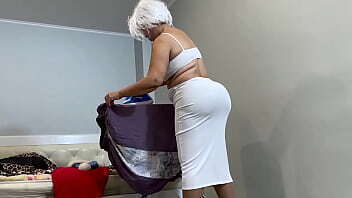 Mature stepmom with best stroked underwear fucked