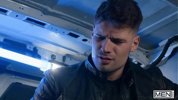 Bearded Officer Olivier Robert Lets Malik Delgaty Pound Eager &amp_ Give Facial