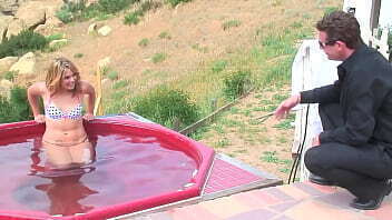 Crazy young step daughter gets fucked outside (Alice Bell)