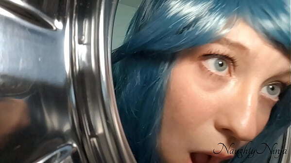 Naked Butt Stuck Washing Machine