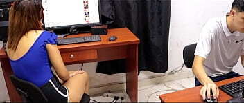 SECRETARIA CALIENTE FOLLA JEFE OFICINA TRABAJO