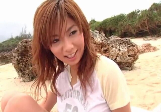 Outdoors video sexy Japanese Katase getting fucked hard