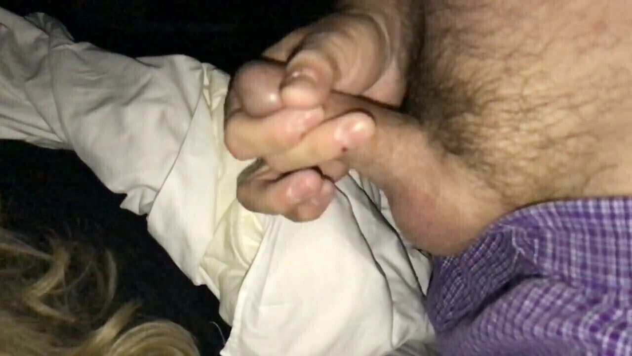 Snoring Wife gets nice load hair