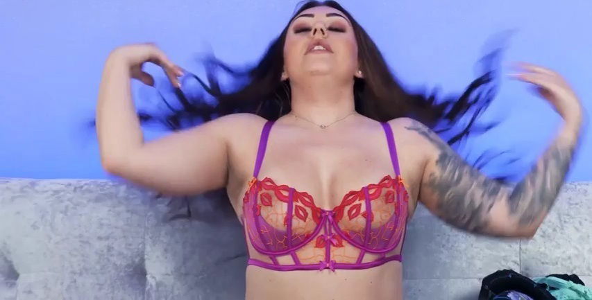 Kacie James Lingerie Try-On Part