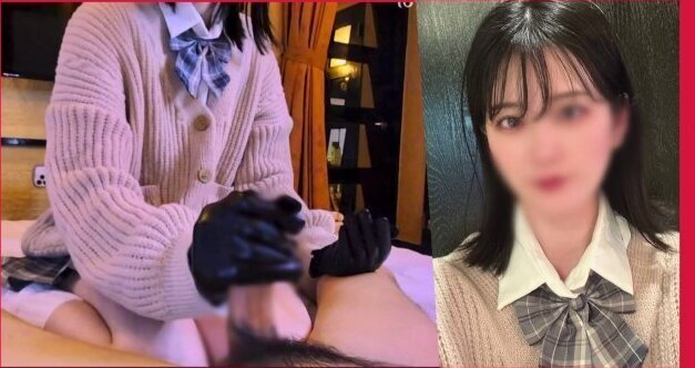 この子に革手袋で手コキしてもらったら気持ち良すぎてヤバかった