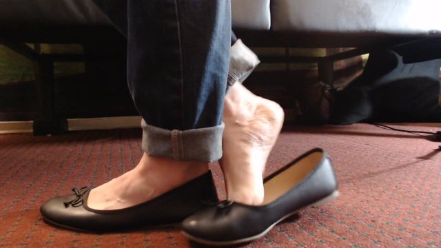 Ballet Flats Rapid Bounce Heel Slaps