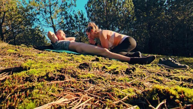 Angela wants fucked outside White bra!😈