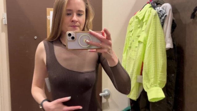 Horny Dressing Publicly Locker Room