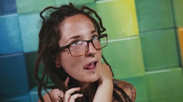 Outdoor Bondage Shibari Suspension Tattoo skinny Girl ropes tree