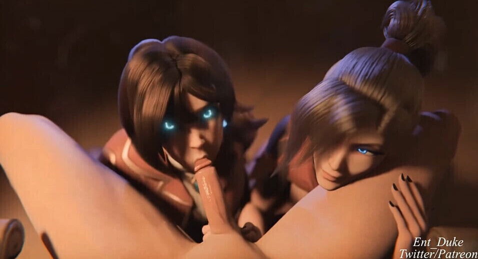 Duke Yeero Intense sexual threesome delicious swallowing huge sweet intense pleasure hard fucked