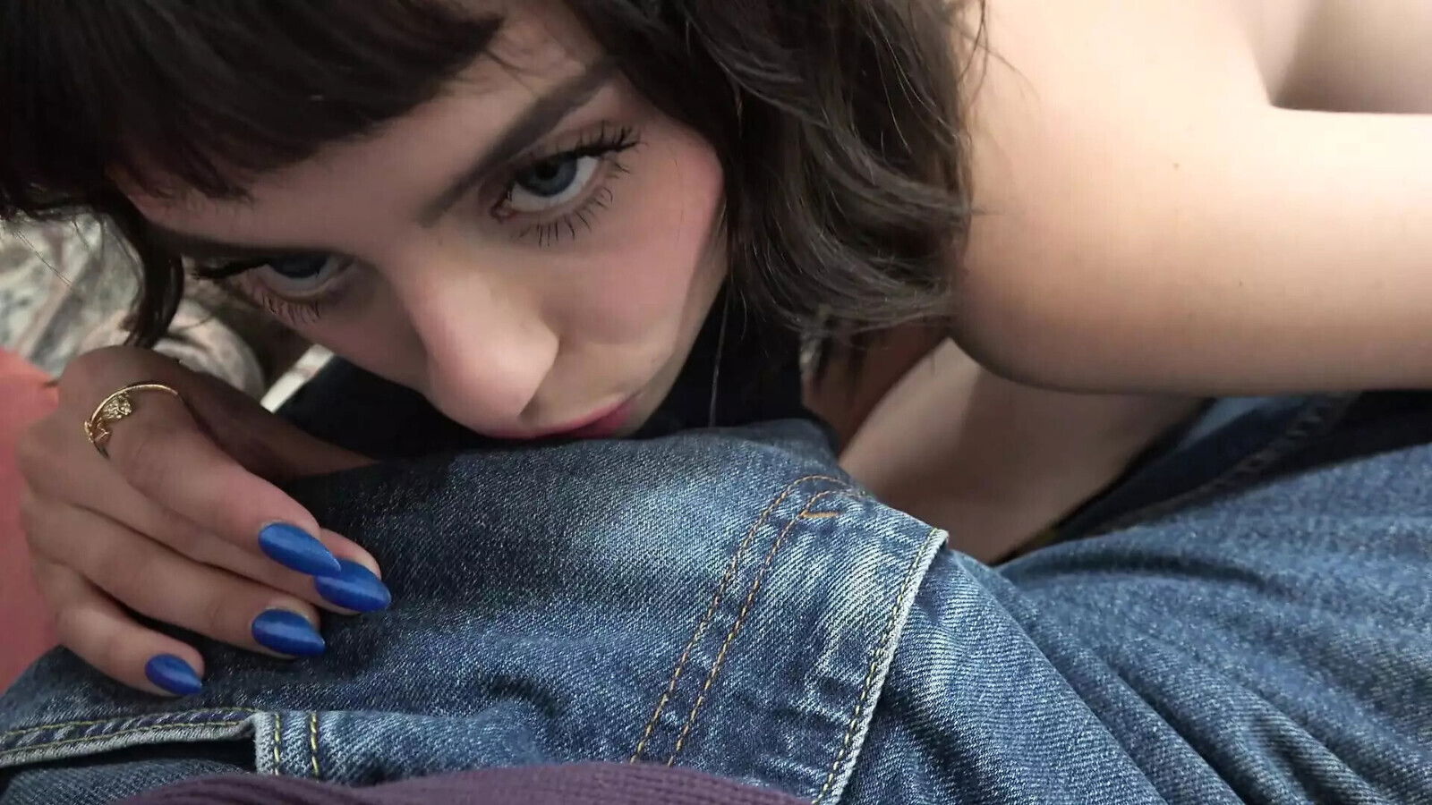 Angel Windell gets pussy licked, sucks cock, takes deep multiple positions