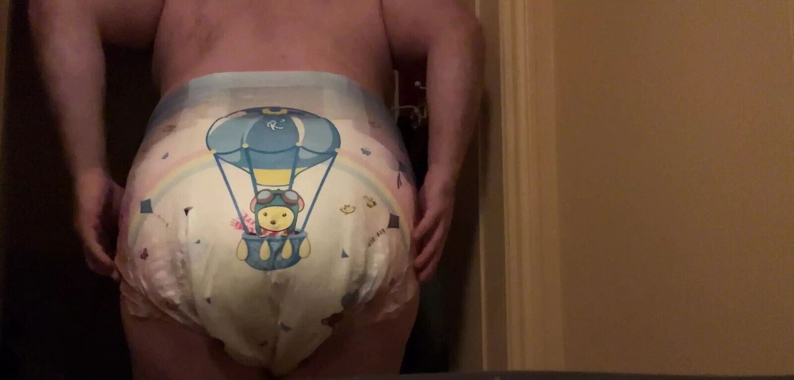 rearz diapers snapsuit whit huge plug