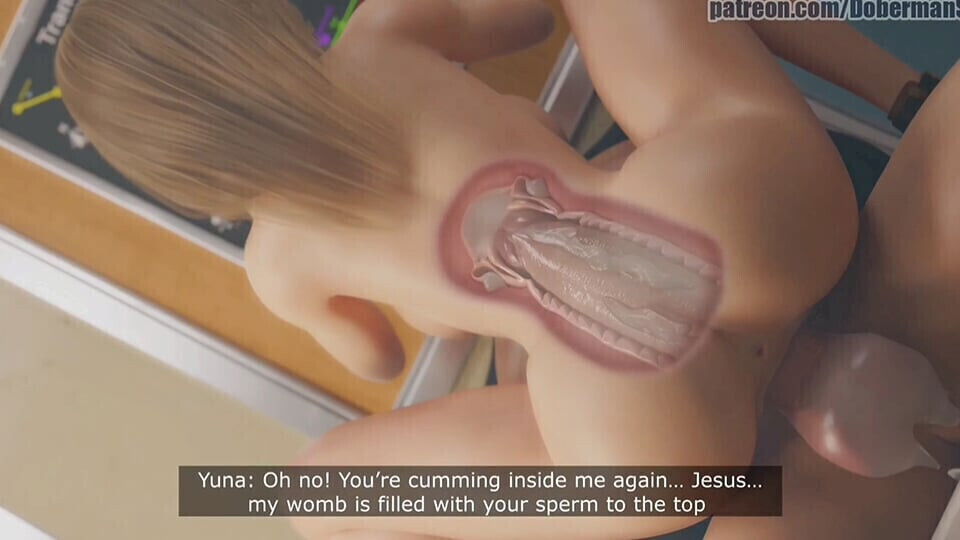 DobermanStudio yuna naughty stepsis Intense hard delicious swallowing semen sweet pleasure buttocks thirsty