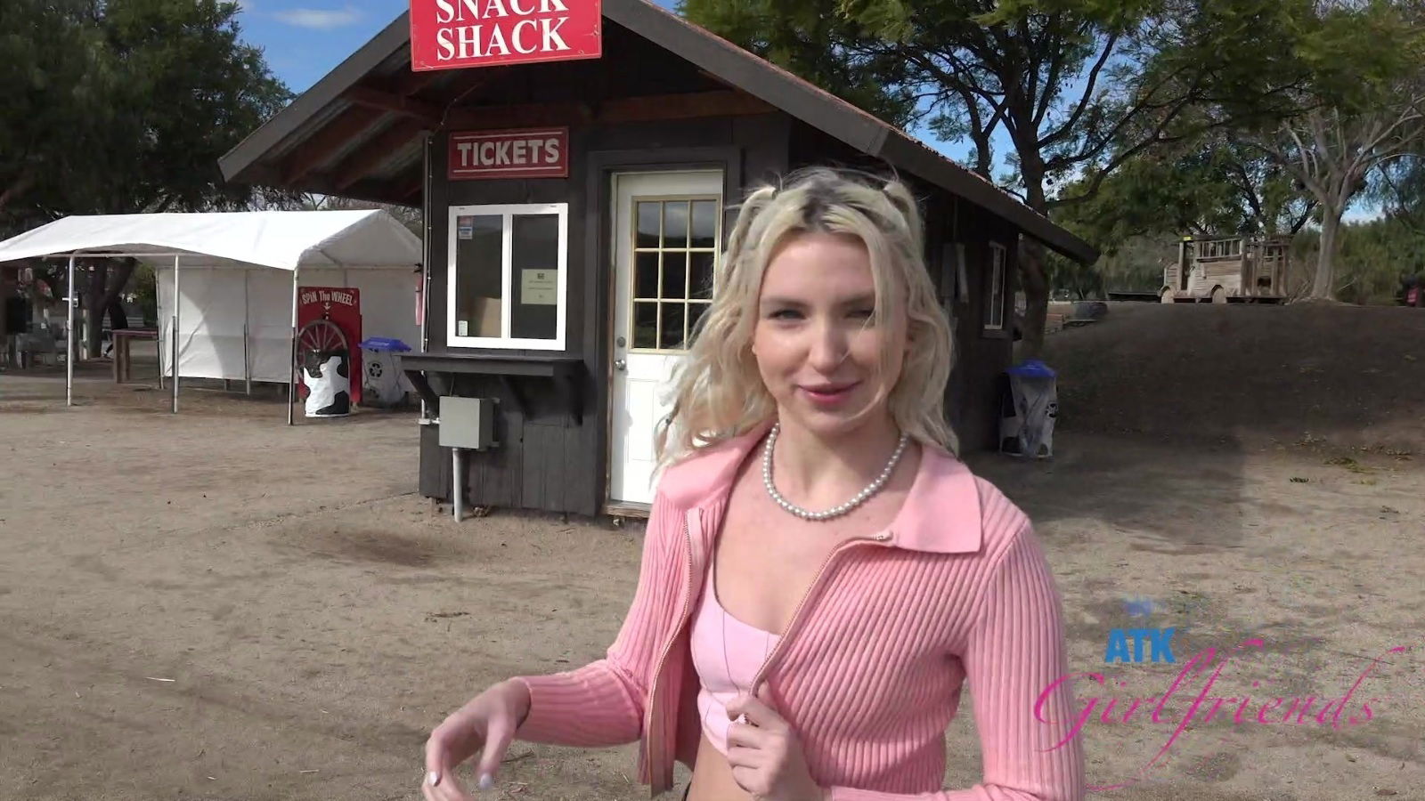 Passionate with provocative blonde Britt Blair