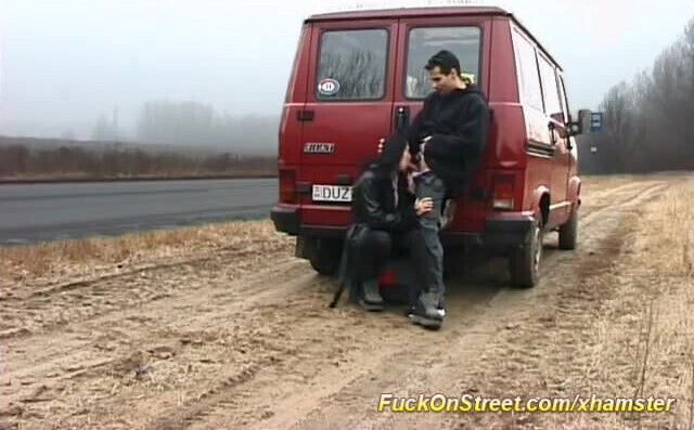 wild fuck public street