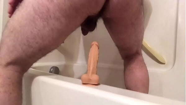 Soft start building hard dildo pounding