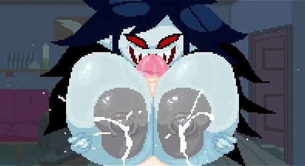 Marceline sucking while make deepthroat