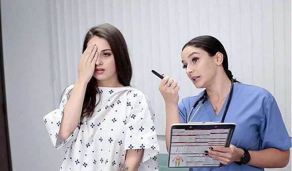 Patient Complies Undergo Full Physical Examination with Doctor Doctorbangs