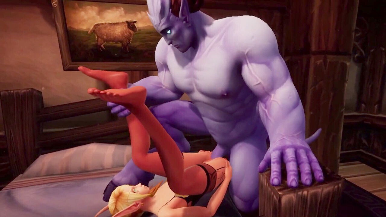 Sensational Ravished Enormous Azure Shaft Warcraft Parody